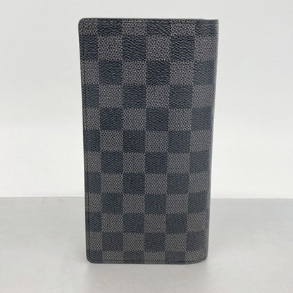 Louis Vuitton Wallet Damier Graphite Portefeuille Brazza Black — view 7