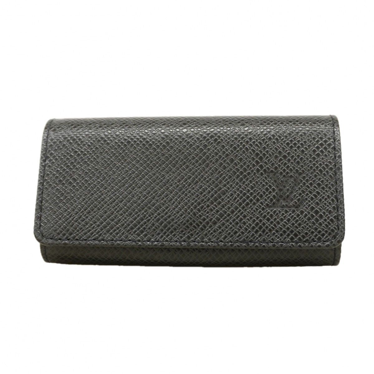 Louis Vuitton Key Case Taiga Multicles 4 Ardoise Key Holder