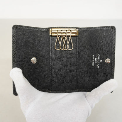 Louis Vuitton Key Case Taiga Multicles 4 Ardoise Key Holder — view 3