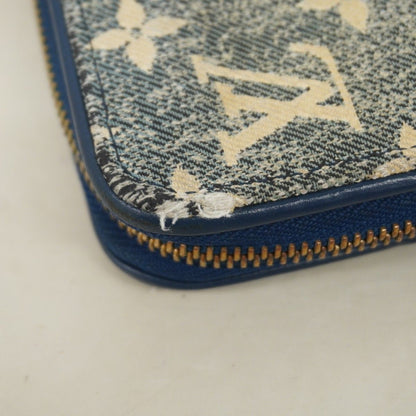 Louis Vuitton Wallet Monogram Jacquard Denim Zippy Blue — view 5