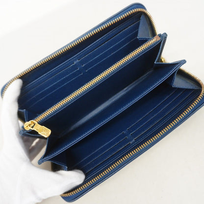 Louis Vuitton Wallet Monogram Jacquard Denim Zippy Blue — view 3