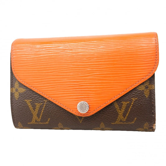 Louis Vuitton Trifold Wallet Monogram Epi Portefeuille Marie Lou Compact Piment