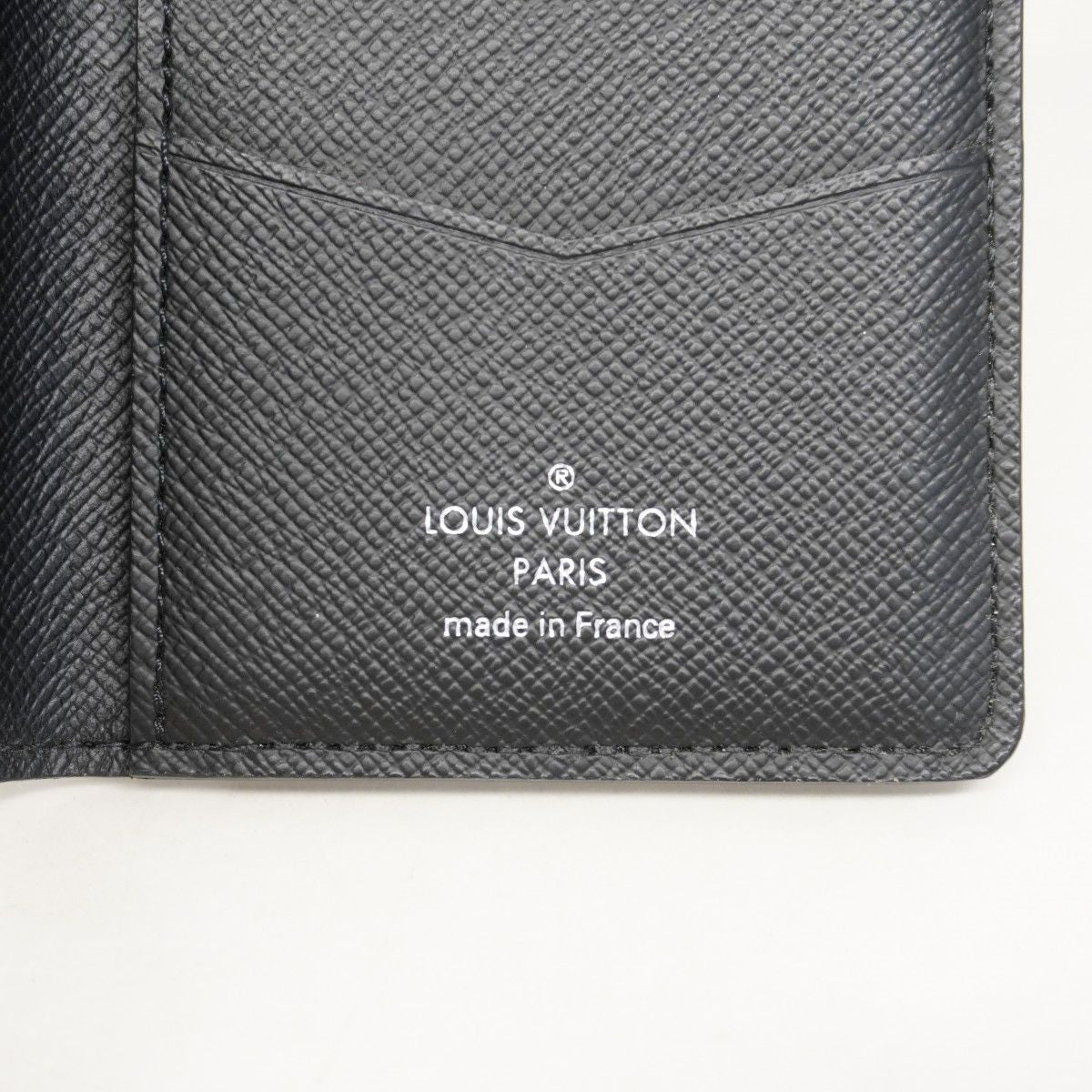 Louis Vuitton Card Case Monogram Eclipse Organizer de Poche Black — view 4