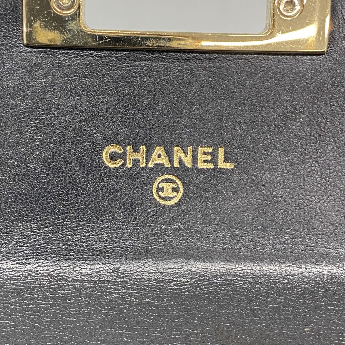 Chanel Wallet Quilted Lambskin Black Gold — view 4
