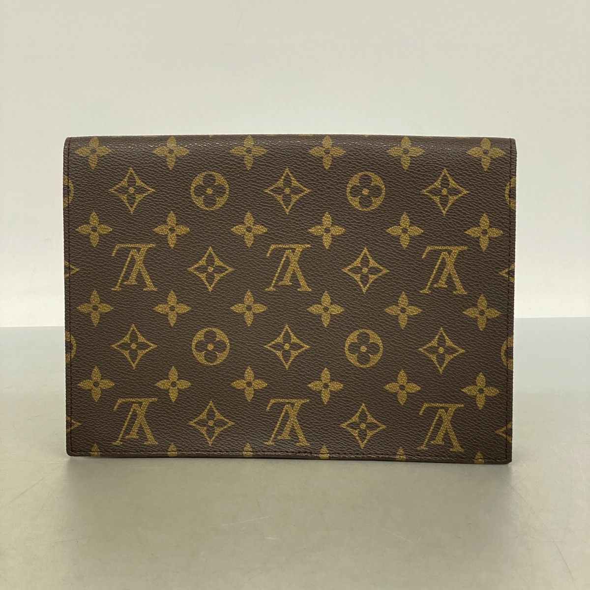 Louis Vuitton Clutch Monogram Pochette Lava 23 Brown — view 9