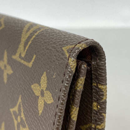 Louis Vuitton Clutch Monogram Pochette Lava 23 Brown — view 6
