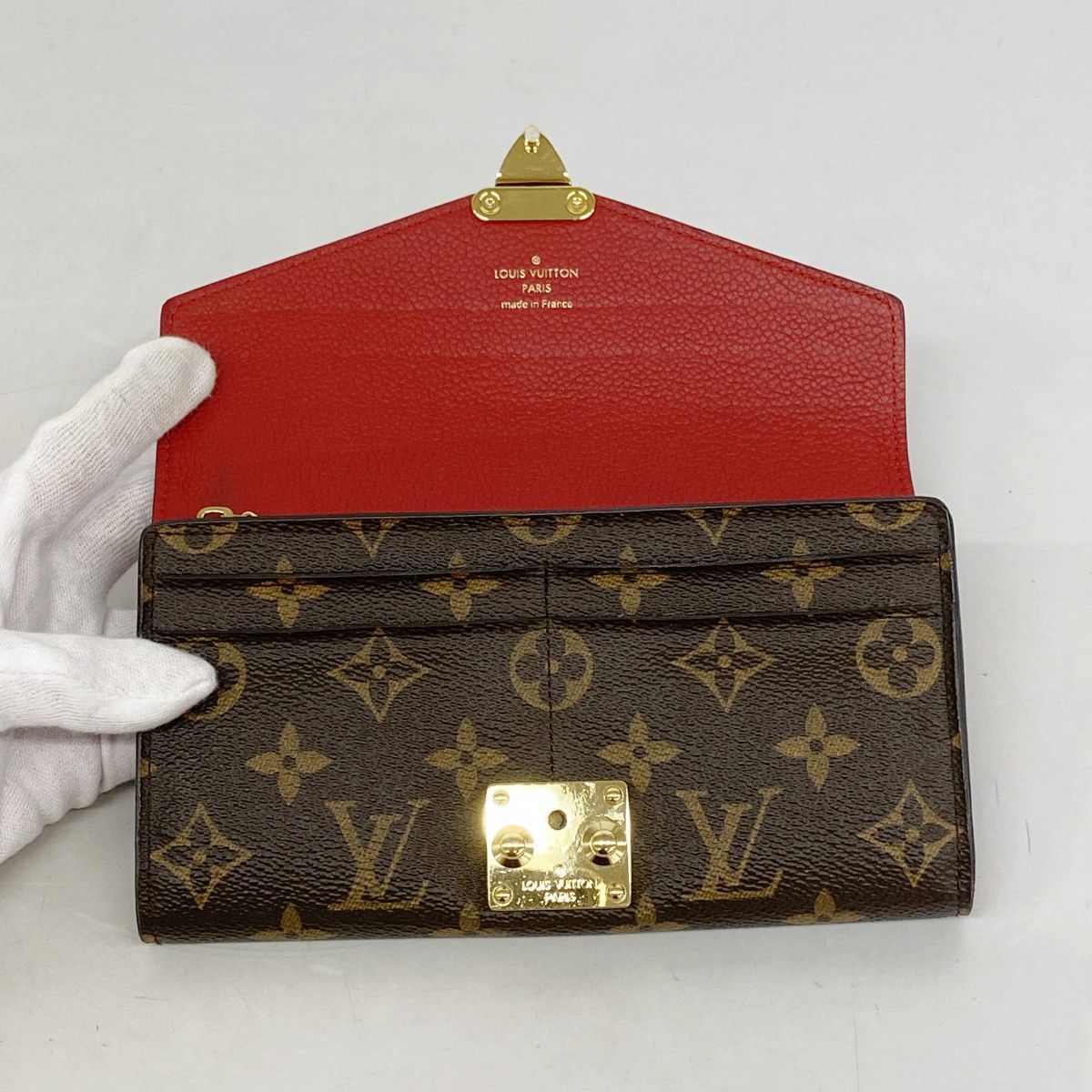 Louis Vuitton Wallet Monogram Portefeuille Pallas Cerise — view 9