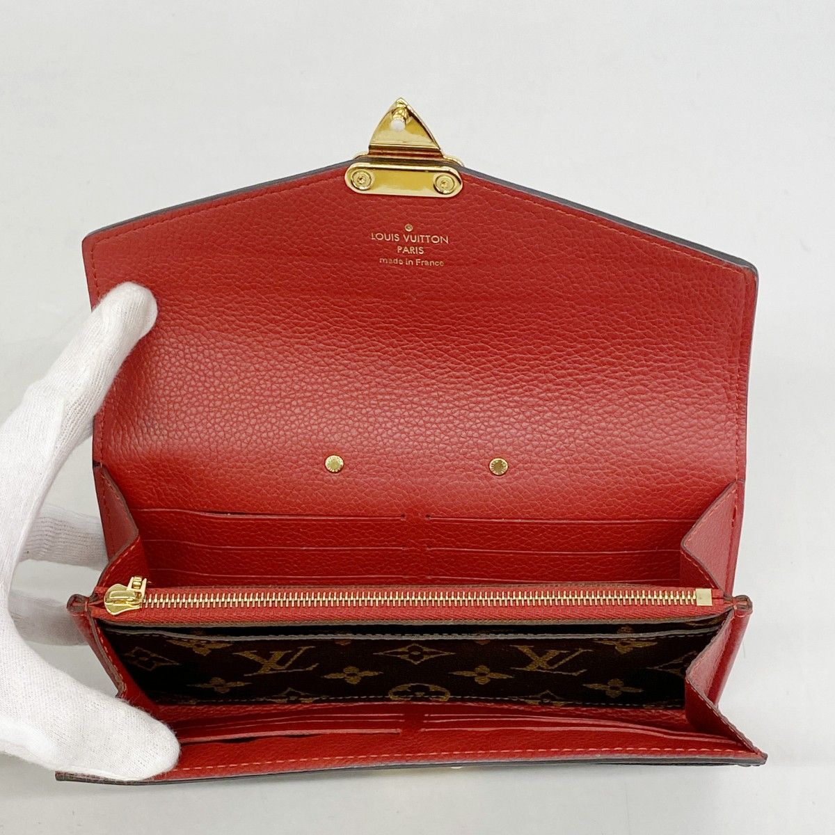 Louis Vuitton Wallet Monogram Portefeuille Pallas Cerise — view 3