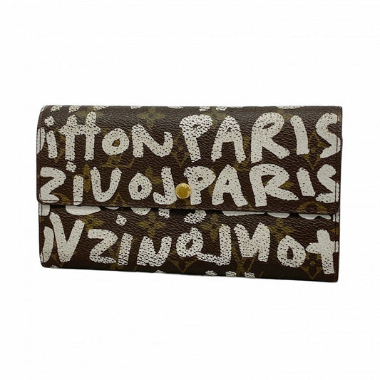Louis Vuitton Wallet Monogram Graffiti Pochette Porte-Monnaie Cles Argen