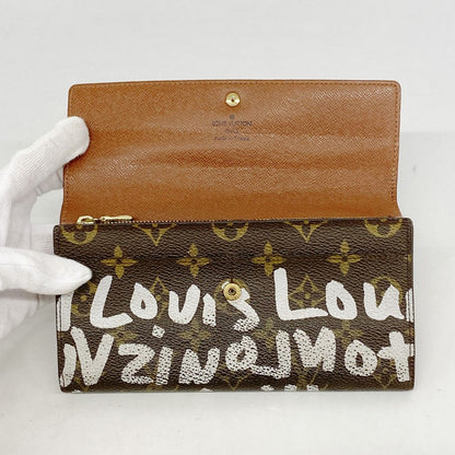 Louis Vuitton Wallet Monogram Graffiti Pochette Porte-Monnaie Cles Argen — view 8