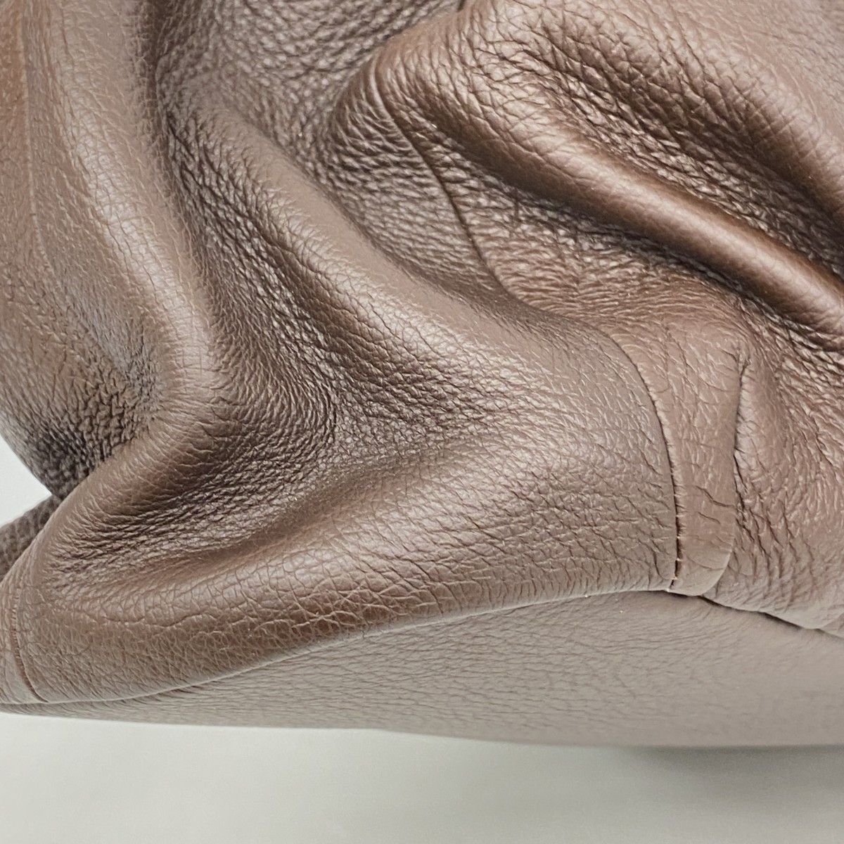 Celine Tote Pillow Leather Brown Silver — view 6