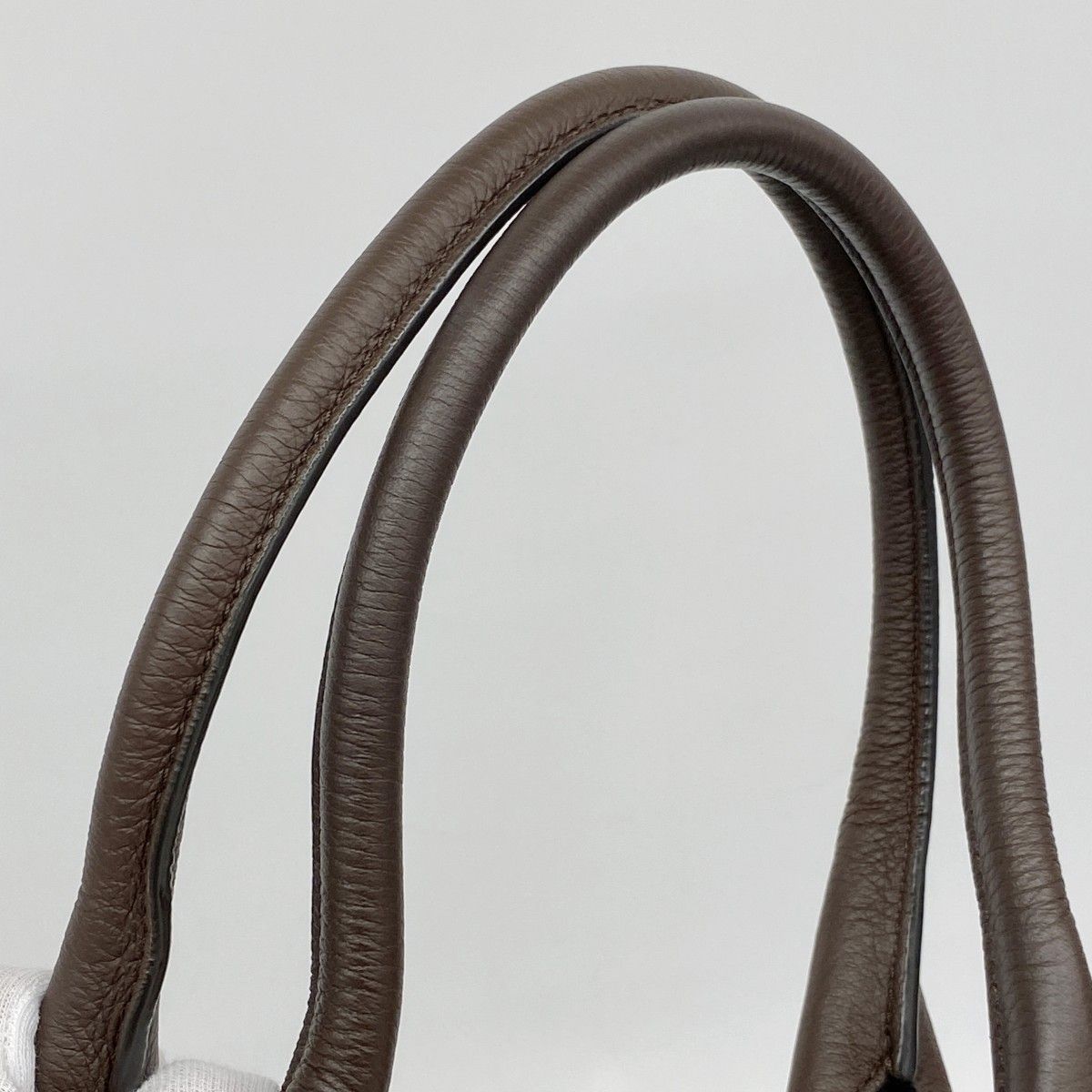 Celine Tote Pillow Leather Brown Silver — view 9