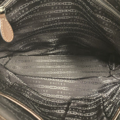Celine Tote Pillow Leather Brown Silver — view 4