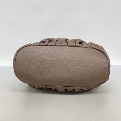 Celine Tote Pillow Leather Brown Silver — view 3