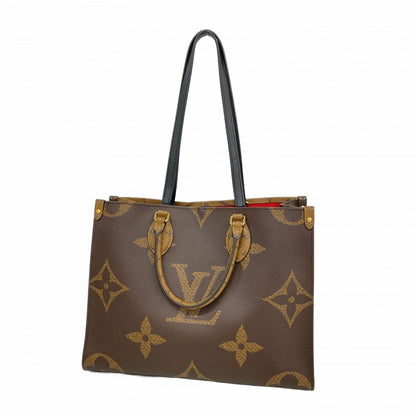 Louis Vuitton Tote Monogram Giant Reverse On The Go Brown 2-Way