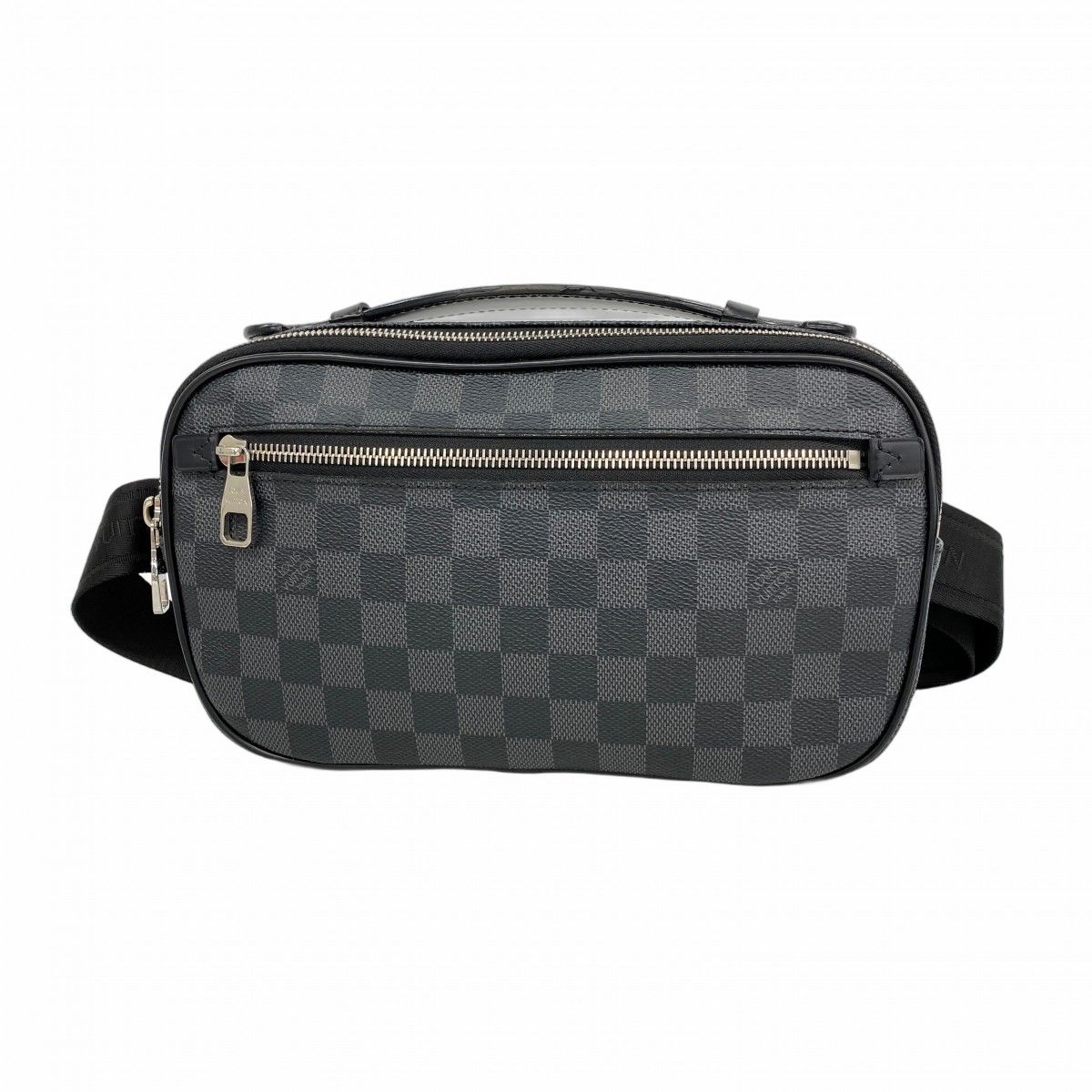 Louis Vuitton Belt Bag Damier Graphite Ambler Black Gray