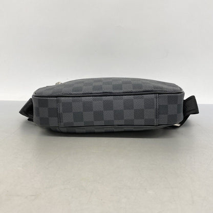 Louis Vuitton Belt Bag Damier Graphite Ambler Black Gray — view 3