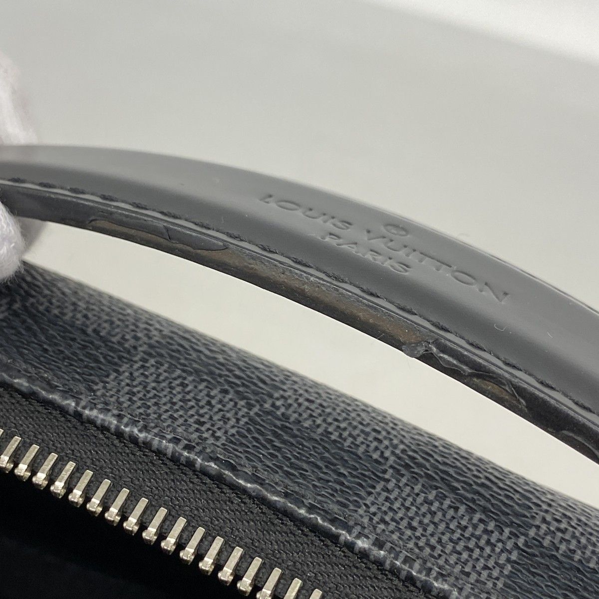 Louis Vuitton Belt Bag Damier Graphite Ambler Black Gray — view 7