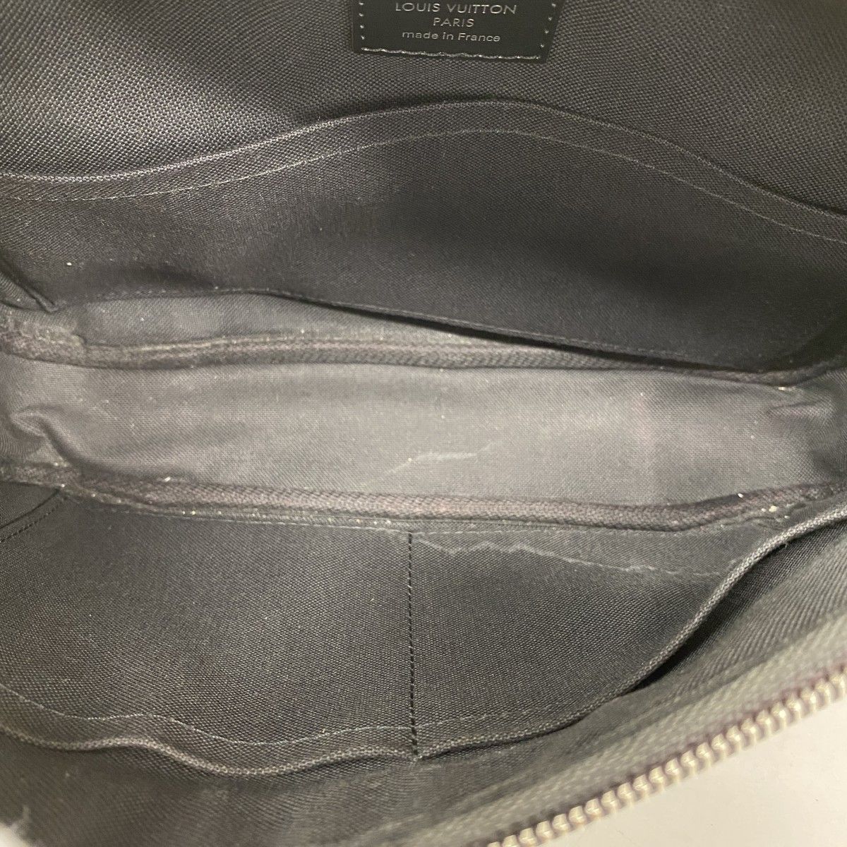 Louis Vuitton Belt Bag Damier Graphite Ambler Black Gray — view 4