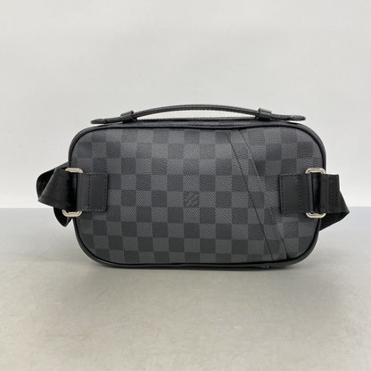 Louis Vuitton Belt Bag Damier Graphite Ambler Black Gray — view 9