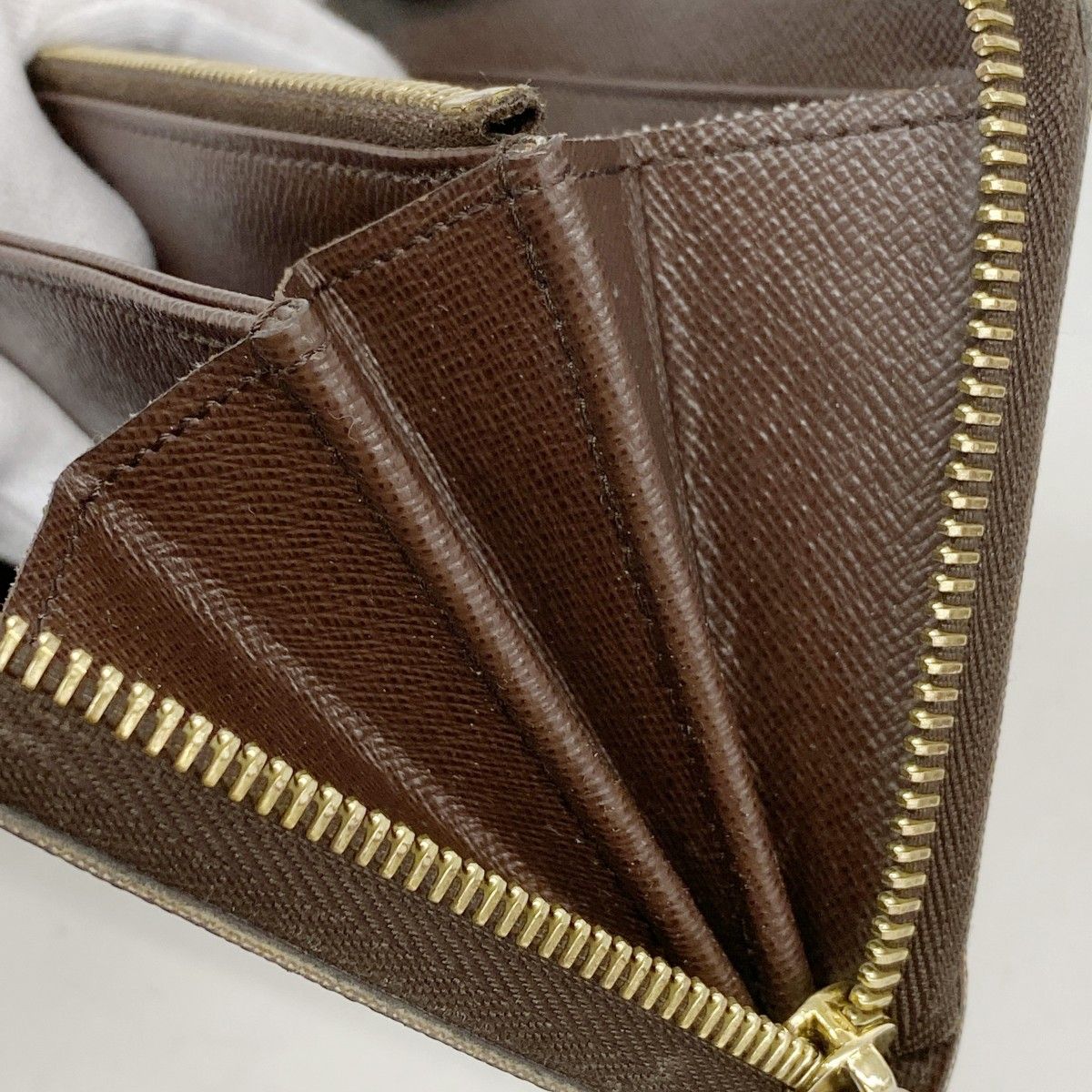 Louis Vuitton Wallet Damier Zippy Ebene — view 8