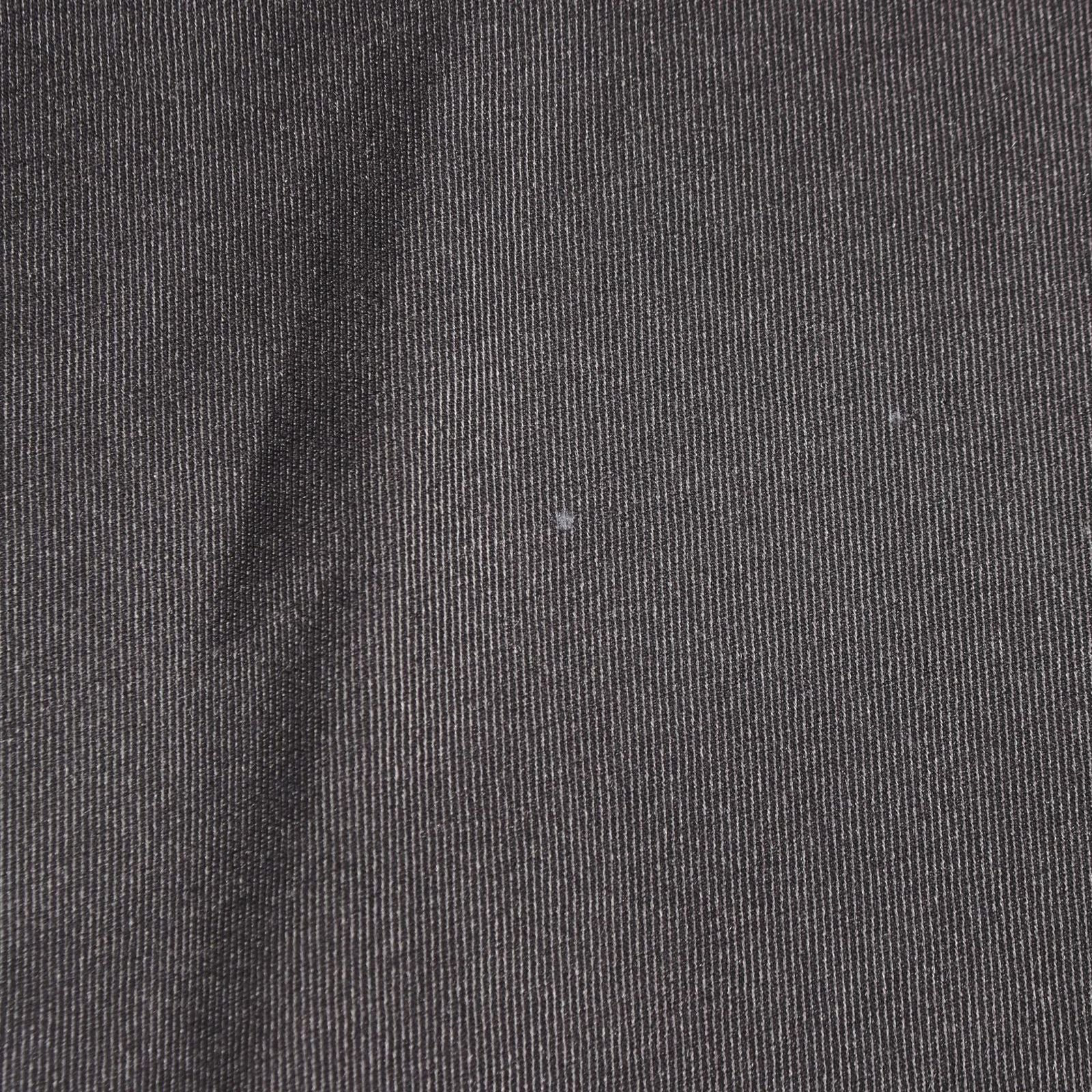 Chanel Denim Pants CC Logo Button Black Cotton — view 9