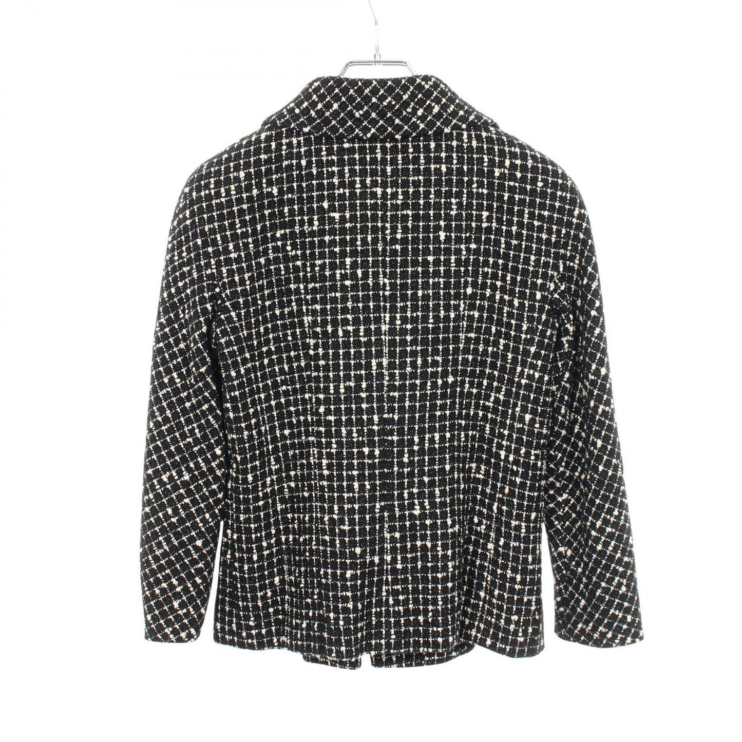 Chanel CC Logo Button Tweed Wool Jacket — view 2