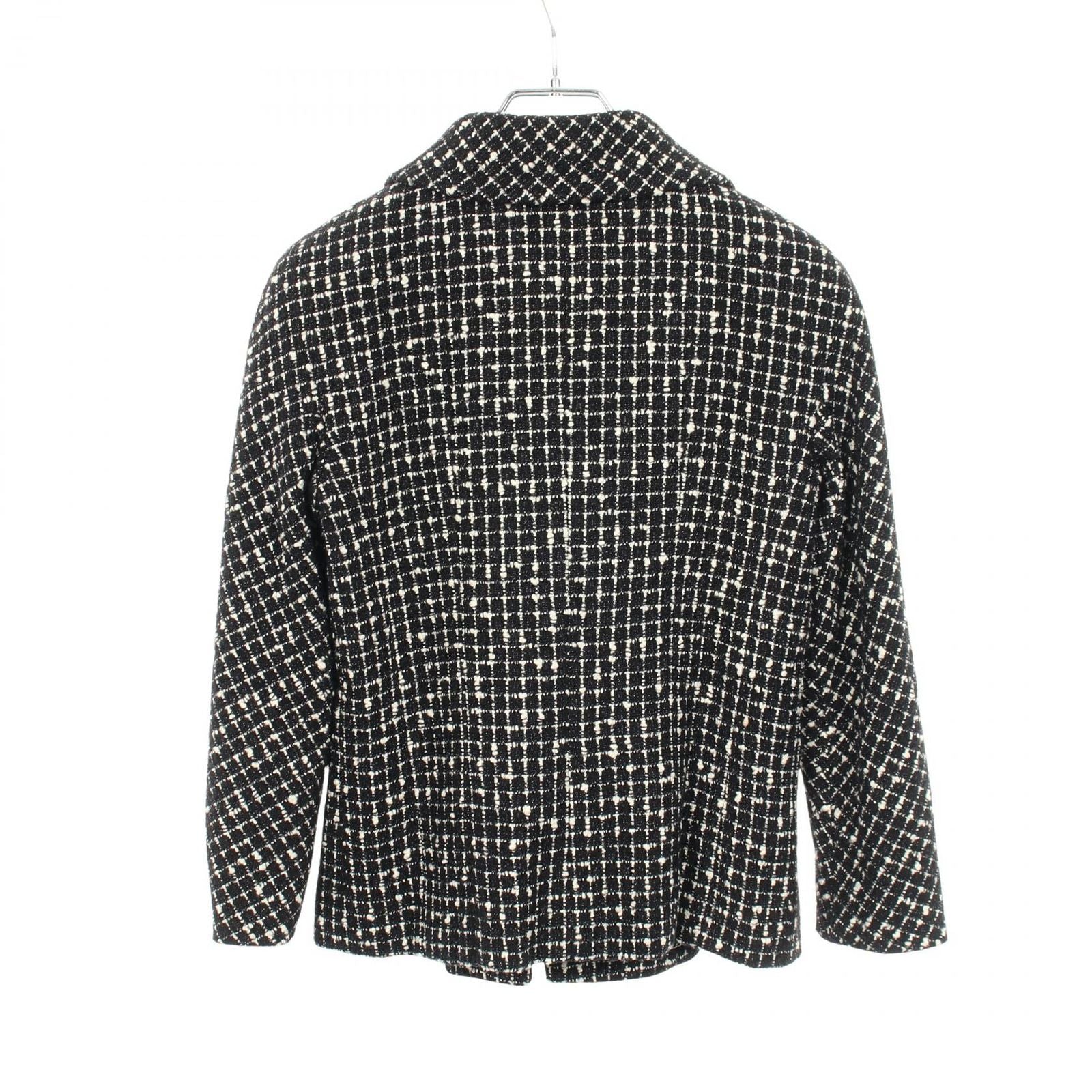 Chanel CC Logo Button Tweed Wool Jacket — view 2