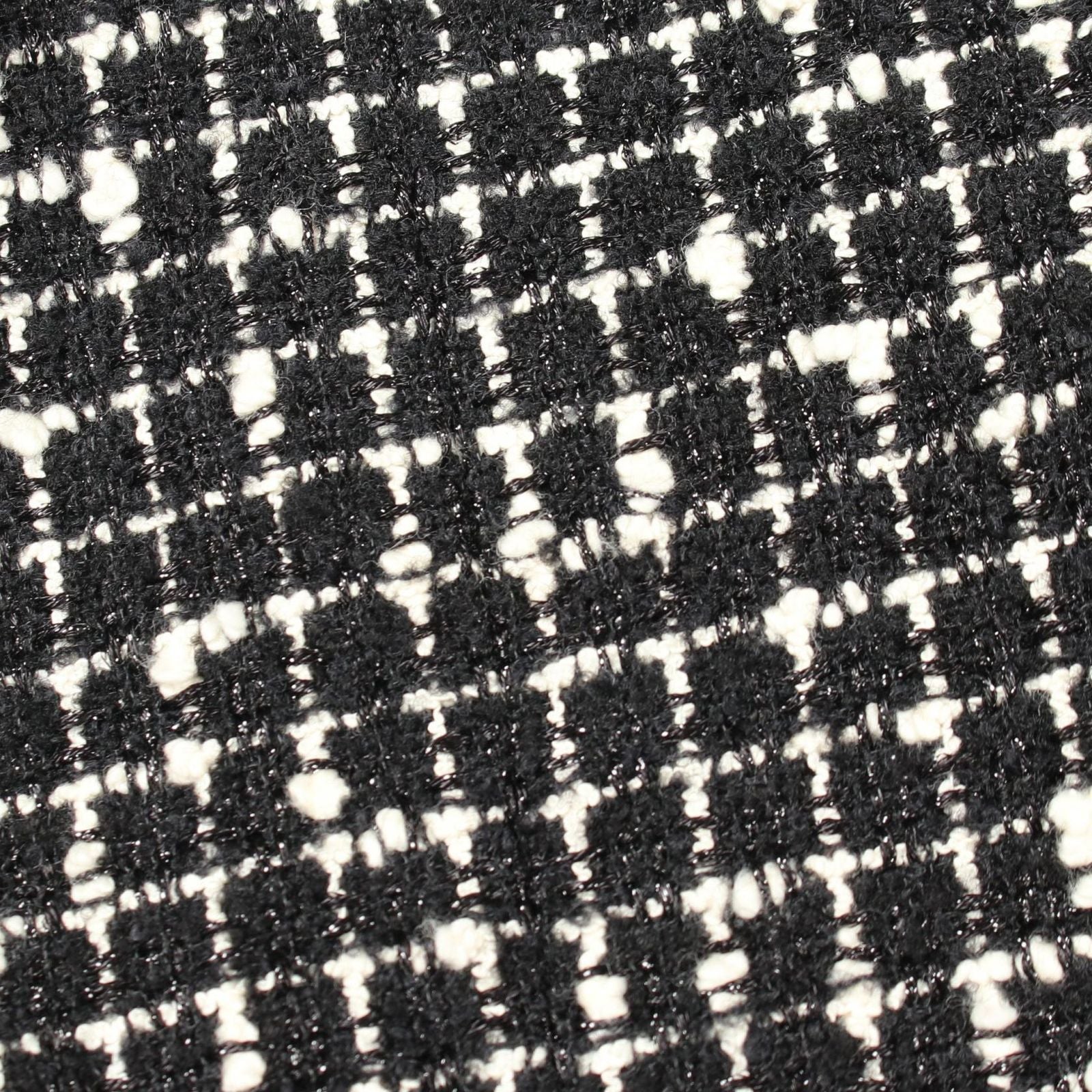 Chanel CC Logo Button Tweed Wool Jacket — view 8