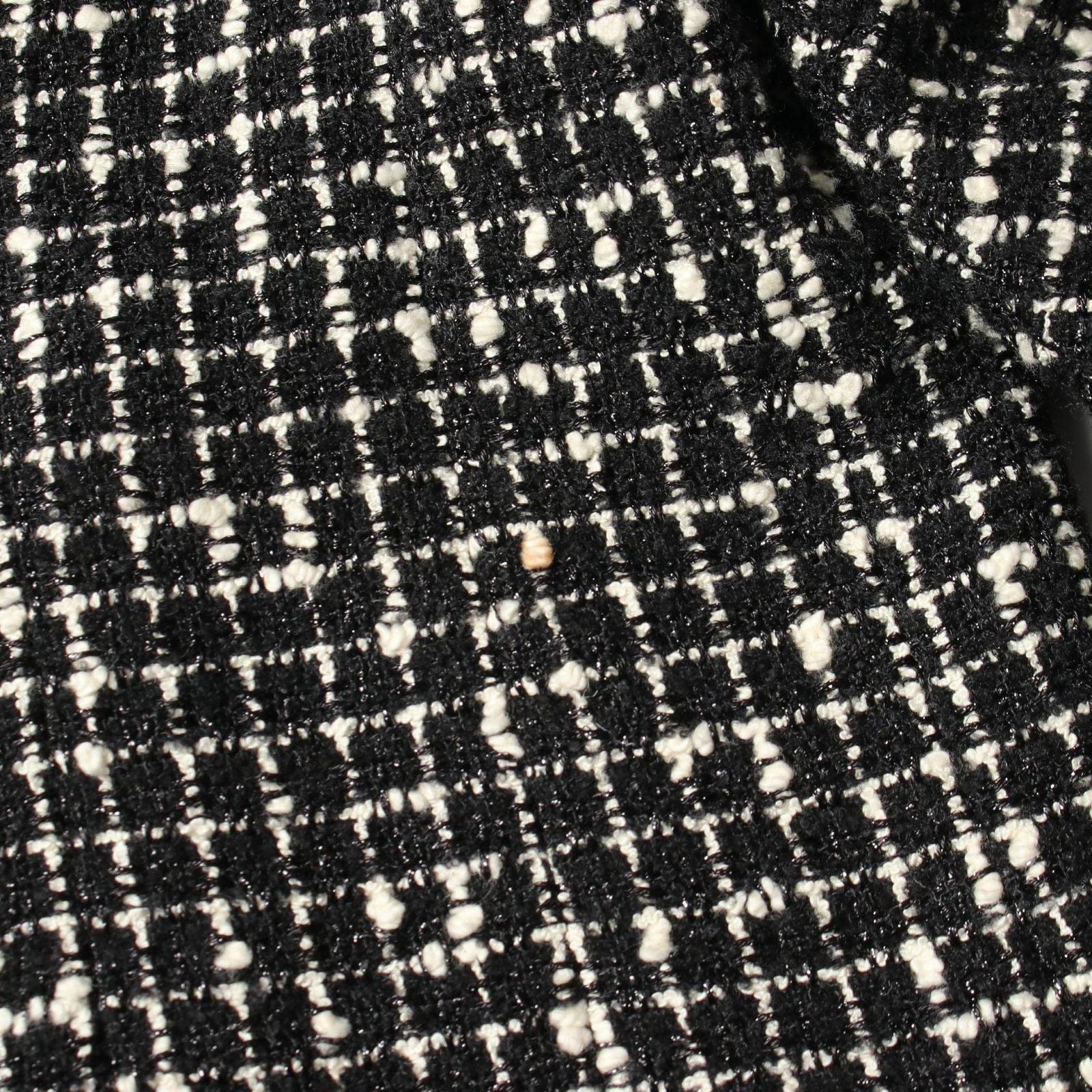 Chanel CC Logo Button Tweed Wool Jacket — view 9
