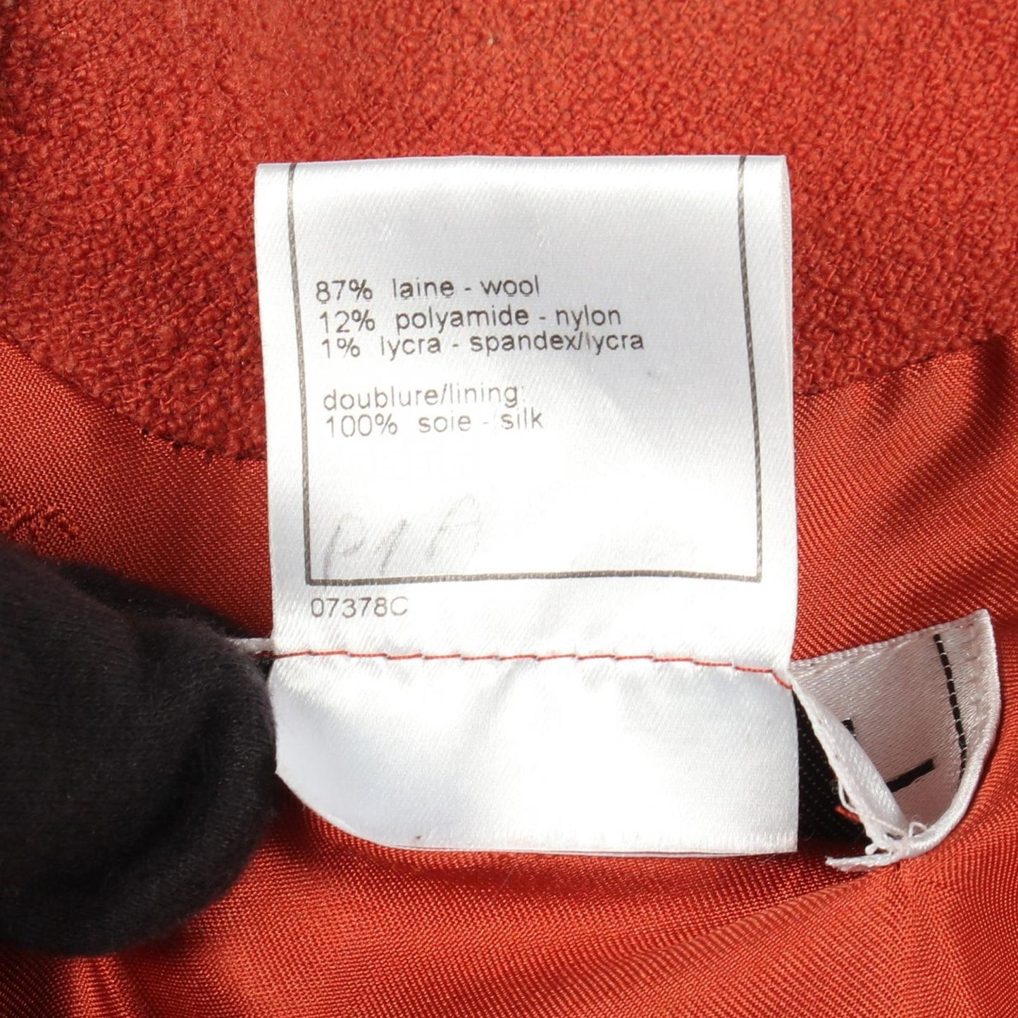 Chanel CC Logo Button Wool Jacket — view 5