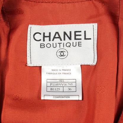 Chanel CC Logo Button Wool Jacket — view 3
