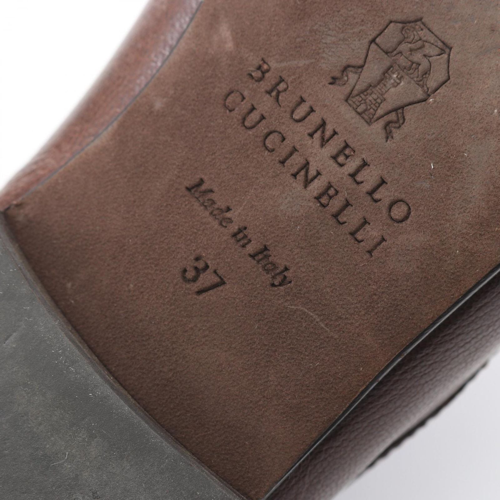 Brunello Cucinelli Loafers Fringe Leather Shoes — view 6