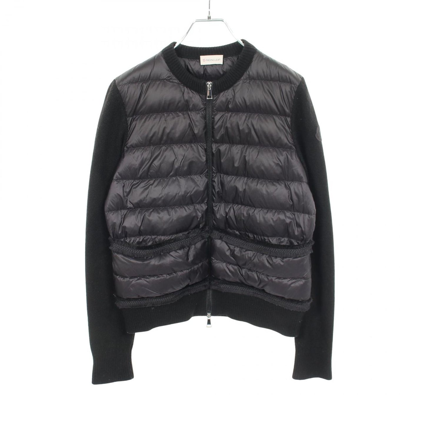 Moncler Down Jacket Knit Switch Nylon Wool