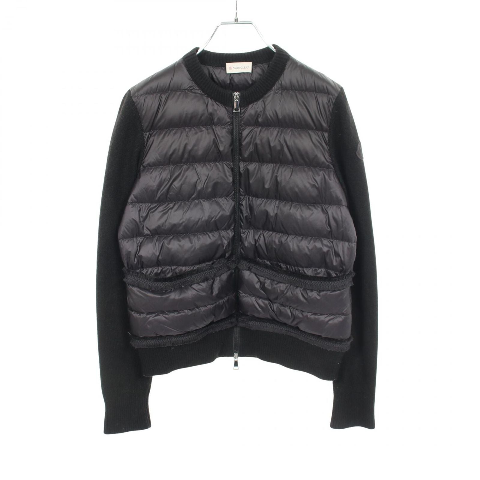 Moncler Down Jacket Knit Switch Nylon Wool