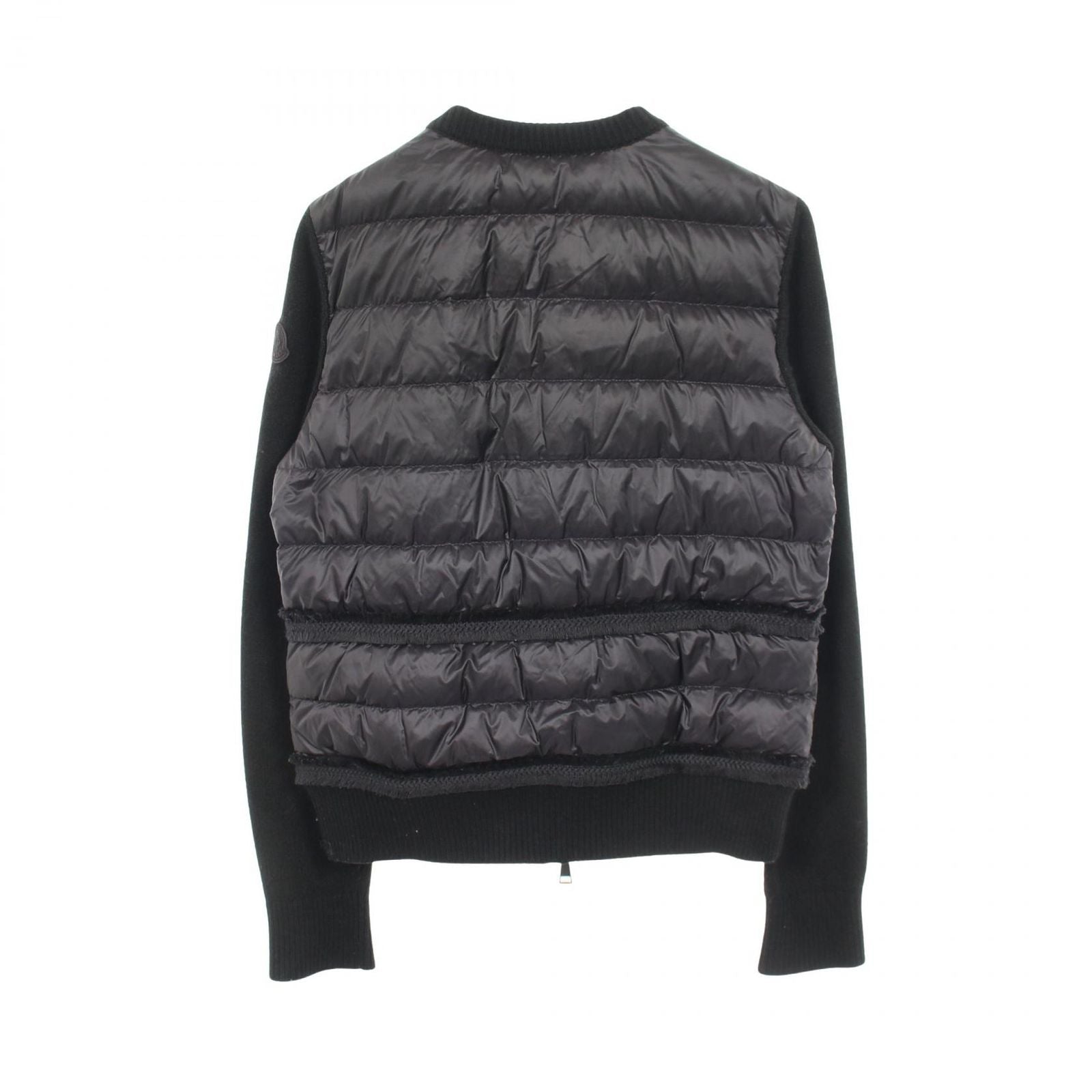 Moncler Down Jacket Knit Switch Nylon Wool — view 2
