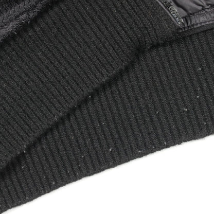 Moncler Down Jacket Knit Switch Nylon Wool — view 7