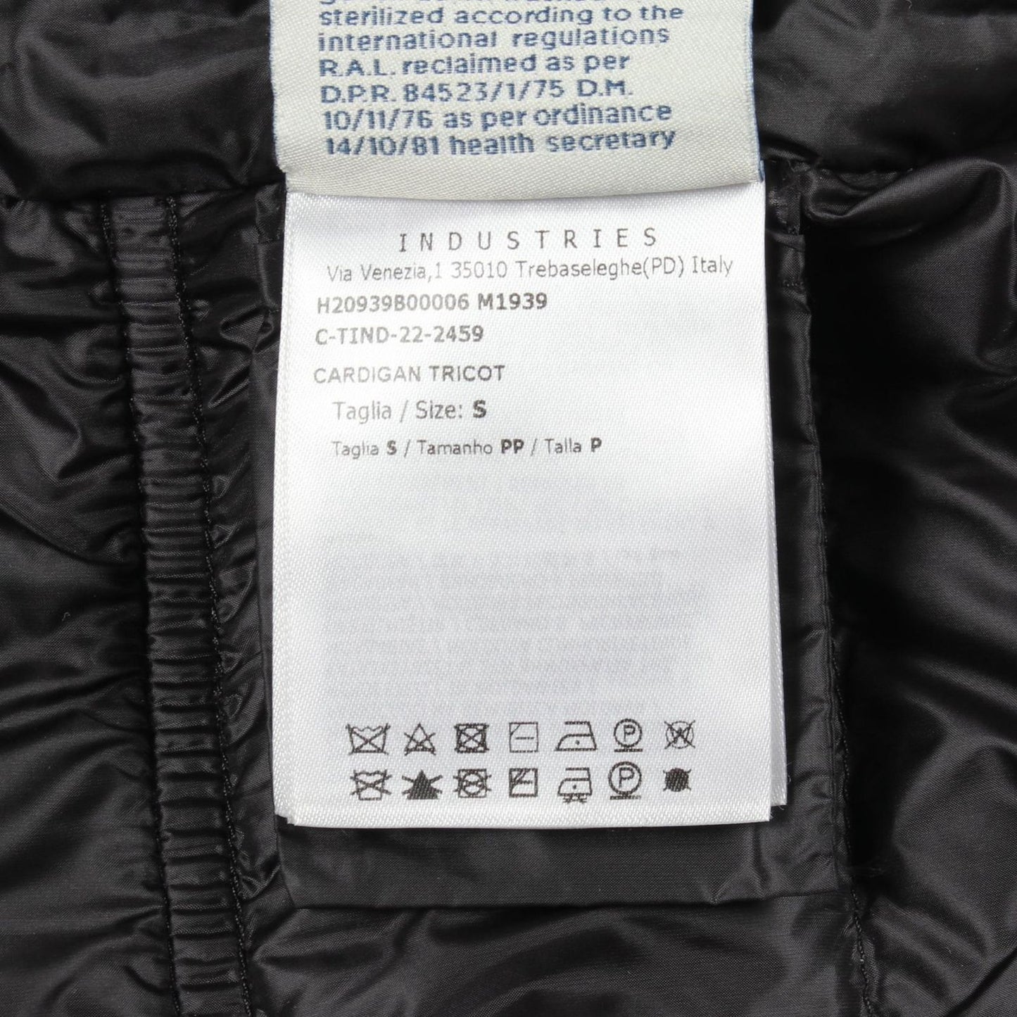 Moncler Down Jacket Knit Switch Nylon Wool — view 5