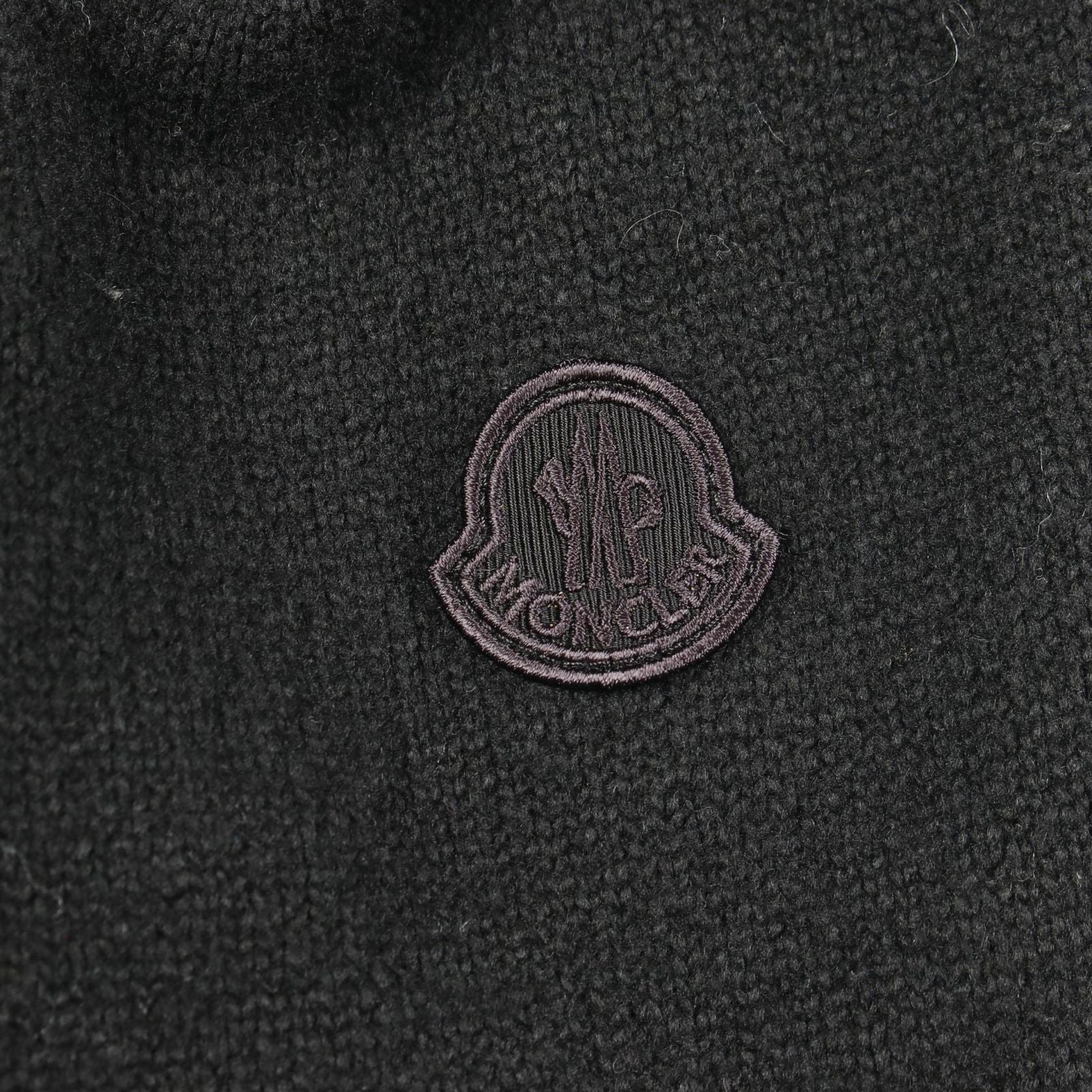 Moncler Down Jacket Knit Switch Nylon Wool — view 6