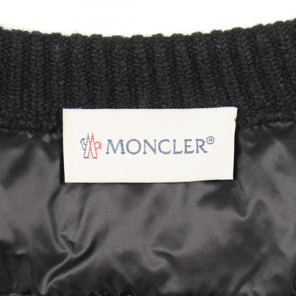 Moncler Down Jacket Knit Switch Nylon Wool — view 3