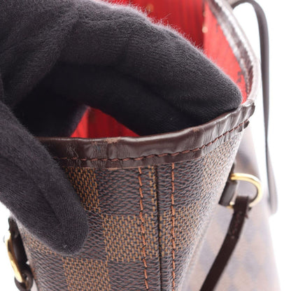 Louis Vuitton Tote Neverfull Damier Ebene Canvas Leather — view 9