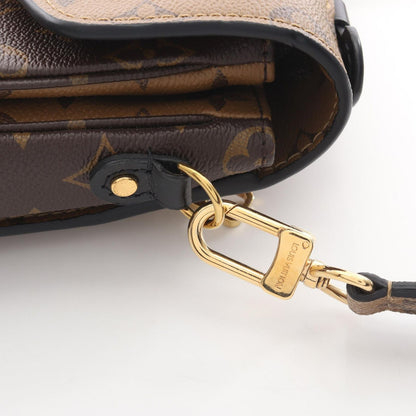 Louis Vuitton Handbag Pochette Metis Monogram Reverse 2-Way Canvas Leather — view 7