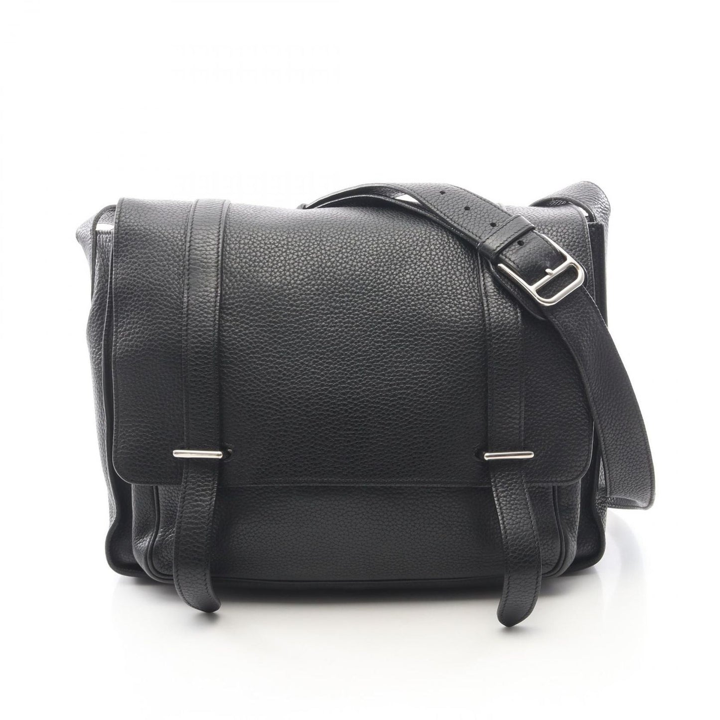 Hermes Shoulder Bag Steve Besace 35 Black