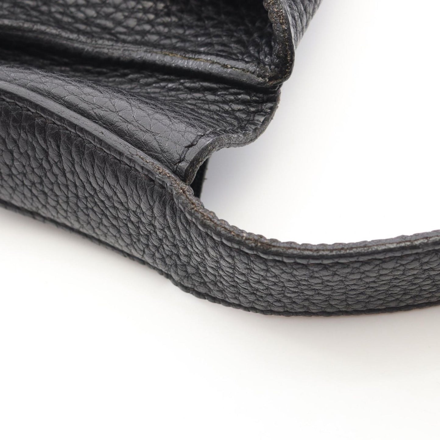 Hermes Shoulder Bag Steve Besace 35 Black — view 8