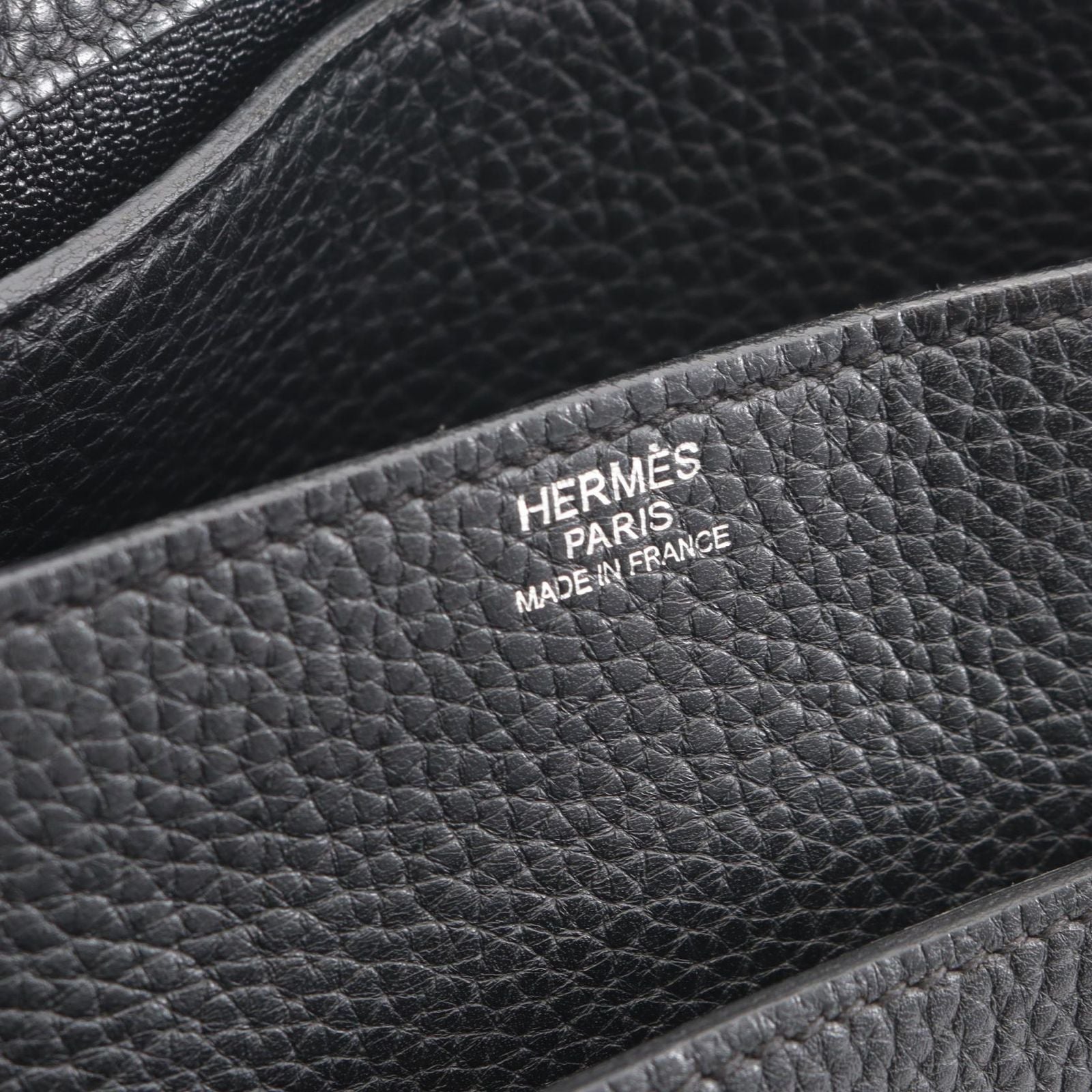 Hermes Shoulder Bag Steve Besace 35 Black — view 4
