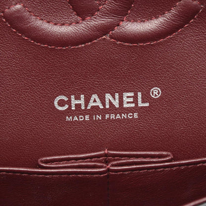 Chanel Shoulder Bag Quilted Double Flap Black Caviar Leather Chain — view 4