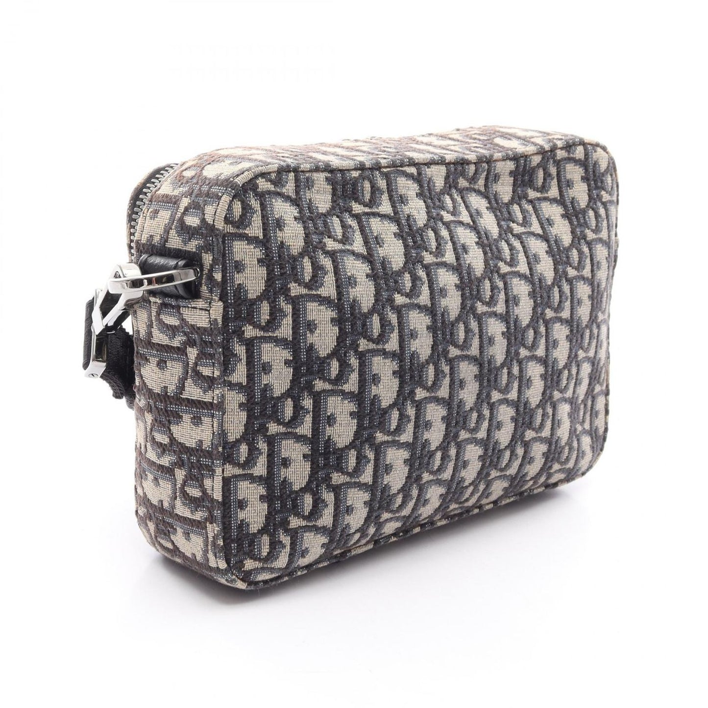 Dior Shoulder Bag Safari Oblique Navy Canvas — view 2