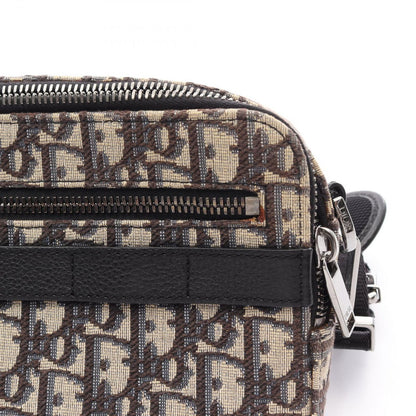Dior Shoulder Bag Safari Oblique Navy Canvas — view 7