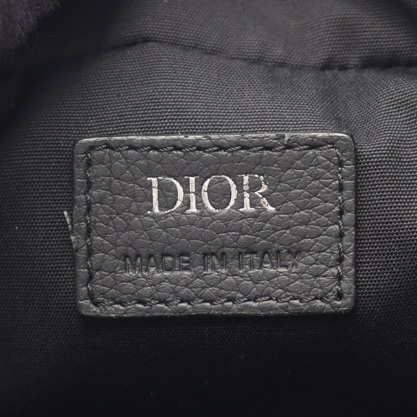 Dior Shoulder Bag Safari Oblique Navy Canvas — view 4