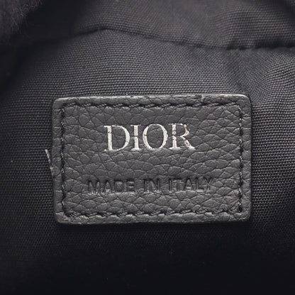 Dior Shoulder Bag Safari Oblique Navy Canvas — view 4